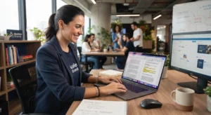 Conteúdo com IA para empresas: como usar sem perder a voz da marca